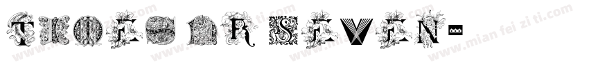 Times NR Seven字体转换